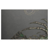 Mechanische Eleganz, die Spinne im Dunkeln. Stoff (Fat Quarter (45,7 x 55,9 cm))