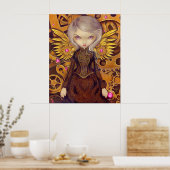 Mechanische Engel II Steampunk Märchen Drucken Poster (Küche)