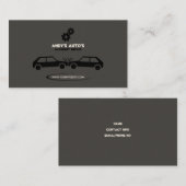 Mechanische Erholung/Unfall (Grau BG) Visitenkarte (Vorne/Hinten)