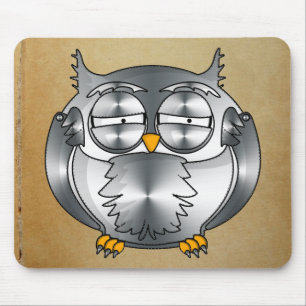 mechanische Eule Mousepad