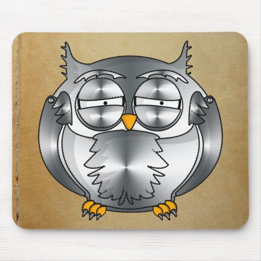 mechanische Eule Mousepad (Vorne)