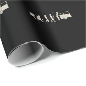 Mechanische Evolution Autotuner Geschenkpapier (Rolleneckpunkt)