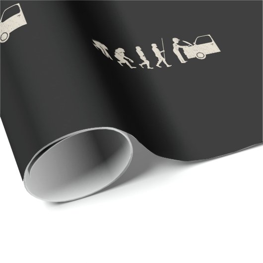 Mechanische Evolution Autotuner Geschenkpapier (Rolleneckpunkt)