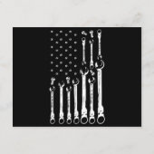 Mechanische Fahne Amerikanisches Flag Flag Mechani Begleitkarte (Rückseite)