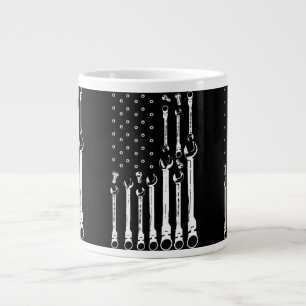 Mechanische Fahne Amerikanisches Flag Flag Mechani Jumbo-Tasse