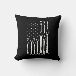 Mechanische Fahne Amerikanisches Flag Flag Mechani Kissen