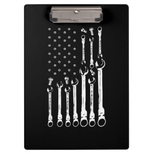 Mechanische Fahne Amerikanisches Flag Flag Mechani Klemmbrett