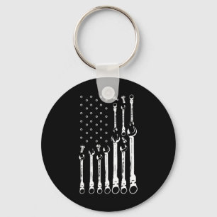 Mechanische Fahne Amerikanisches Flag Flag Mechani Schlüsselanhänger