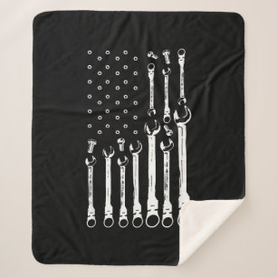 Mechanische Fahne Amerikanisches Flag Flag Mechani Sherpadecke