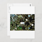 Mechanische Flex-Abstraktion Postkarte (Vorne/Hinten)