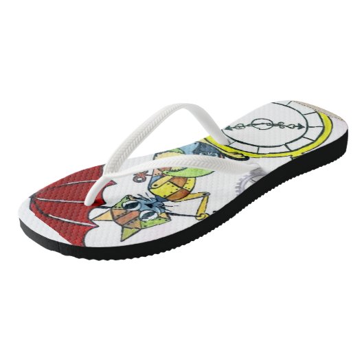 Mechanische Flip Flops Badesandalen (Schrägansicht)