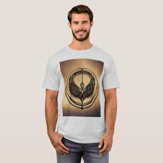 "Mechanische Flügel: Elbische Embrace" T-Shirt (Vorne ganz)