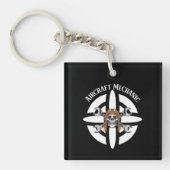 Mechanische Flugzeuge, einfache Minimalistische Lu Schlüsselanhänger (Vorderseite)