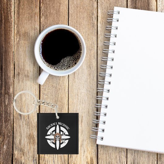 Mechanische Flugzeuge, einfache Minimalistische Lu Schlüsselanhänger