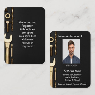 Mechanische Foto Visitenkarte