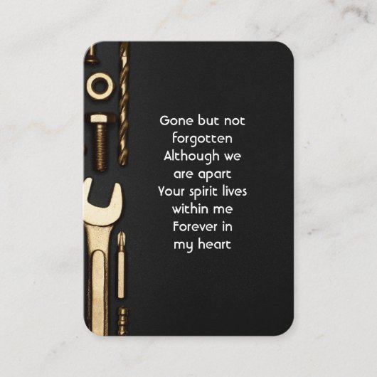 Mechanische Foto Visitenkarte (Vorderseite)