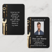 Mechanische Foto Visitenkarte (Vorne/Hinten)