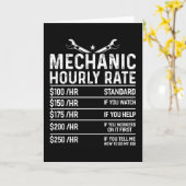 Mechanische Funny Mechanical Workshop Geschenk Ide Karte (Gelbe Blume)