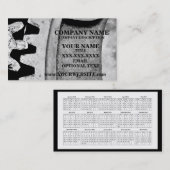 MECHANISCHE GÄNGE - Visitenkarte-Schablone Visitenkarte (Vorne/Hinten)