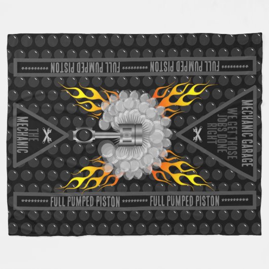 Mechanische Garage voll Pumppumpe Fleecedecke (Vorderseite (Horizontal))