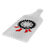 Mechanische Gear Weihnachtsbauten Strumpf Schneidebrett (Ecke)