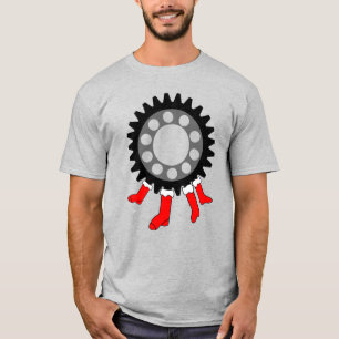 Mechanische Gear Weihnachtsbauten Strumpf T-Shirt