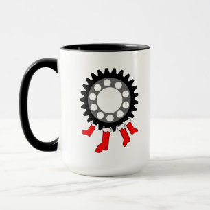 Mechanische Gear Weihnachtsbauten Strumpf Tasse