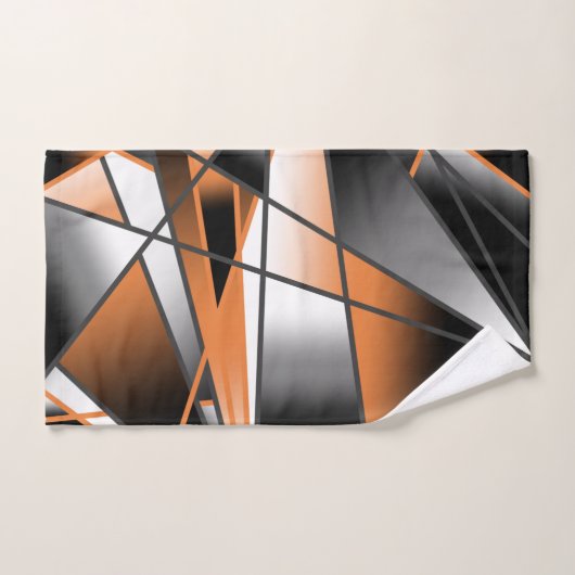 Mechanische Gestaltung der orangefarbenen Farbenfü Badhandtuch Set (Handtuch)