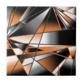 Mechanische Gestaltung der orangefarbenen Farbenfü Fliese (Vorderseite)