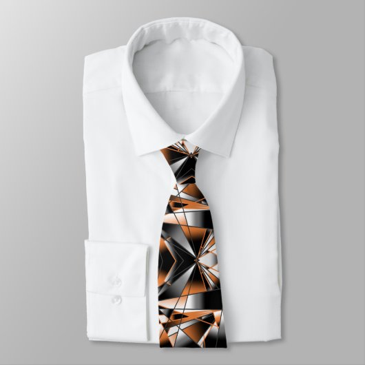 Mechanische Gestaltung der orangefarbenen Farbenfü Krawatte (Gebunden)