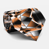 Mechanische Gestaltung der orangefarbenen Farbenfü Krawatte (Gerollt)