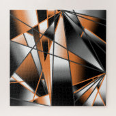 Mechanische Gestaltung der orangefarbenen Farbenfü Puzzle (Horizontal)