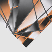 Mechanische Gestaltung der orangefarbenen Farbenfü Seidenpapier (Ausschnitt)