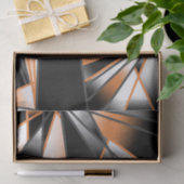 Mechanische Gestaltung der orangefarbenen Farbenfü Seidenpapier (Geschenk)