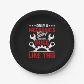 Mechanische Girls Pappteller (Vorderseite)