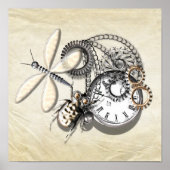 Mechanische Insekten von Dampfgeeren Poster (Vorne)