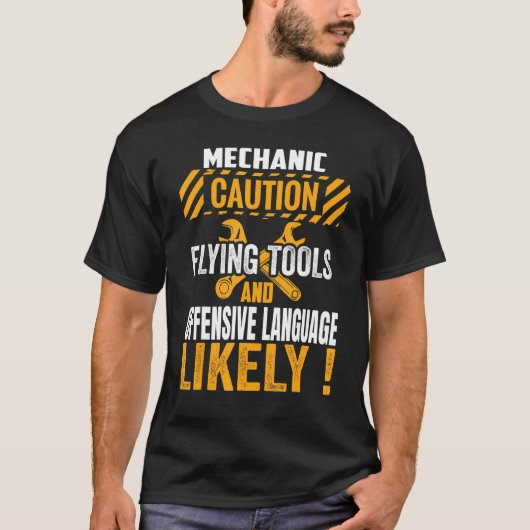 Mechanische Instandhaltung von Garage-Autos T-Shirt (Vorderseite)