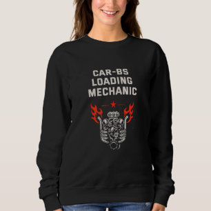 Mechanische Kfz-Reparatur von Auto mit Kohlenstoff Sweatshirt