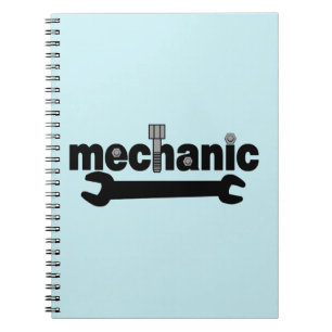 Mechanische Knoten und Bolzen Notizblock