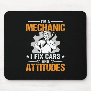 Mechanische Kunst   Ich bin ein Mechaniker Ich rep Mousepad