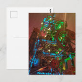 Mechanische Kunstinstallation Postkarte (Vorne/Hinten)