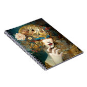 Mechanische Lady Robotic Fantasy Sci-Fi Notizblock (Rechte Seite)