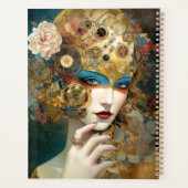 Mechanische Lady Robotic Fantasy Sci-Fi Planer (Rückseite)