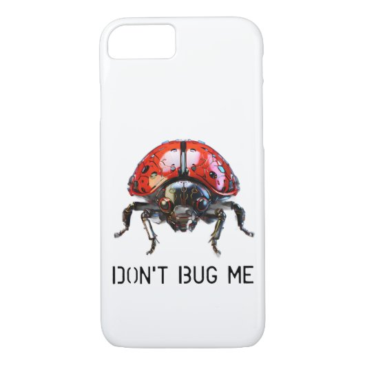 Mechanische Ladybug BAUT MICH NICHT Case-Mate iPhone Hülle (Rückseite)