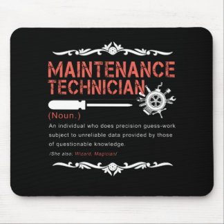 Mechanische Liebhaber |Definition des Wartungstech Mousepad