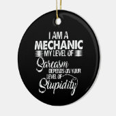 Mechanische Liebhaber| Ich bin ein Mechaniker Keramik Ornament (Links)