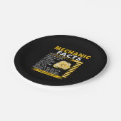 Mechanische Liebhaber| Mechanische Fakten Pappteller (Schrägansicht)