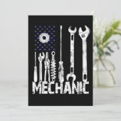 Mechanische Liebhaber | Mechanische Flagge USA Ankündigung (Stehend Vorderseite)