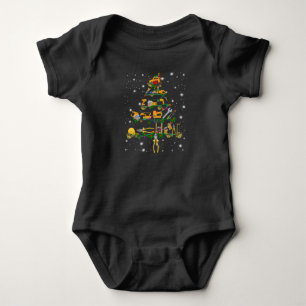 Mechanische Liebhaber Mechanischer Weihnachtsbaum Baby Strampler