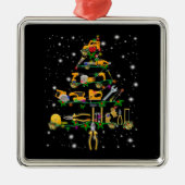 Mechanische Liebhaber| Mechanischer Weihnachtsbaum Ornament Aus Metall (Vorne)